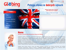 Tablet Screenshot of globing.pl